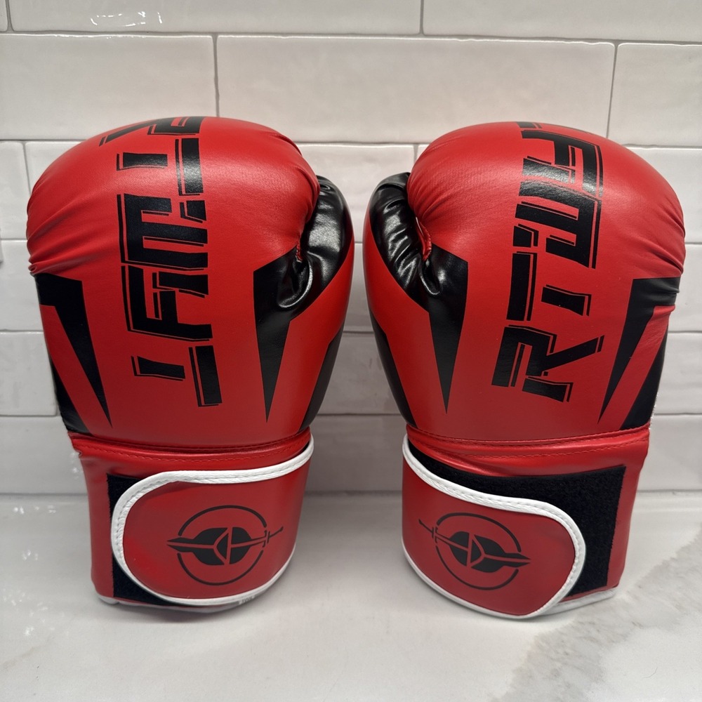 Hoplite Sports Boxing Gloves 10 oz Red NEW Training Kickboxing Muay Thai MMA